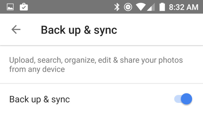 restore google photos backup