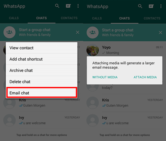 is whatsapp safe to send confidential file