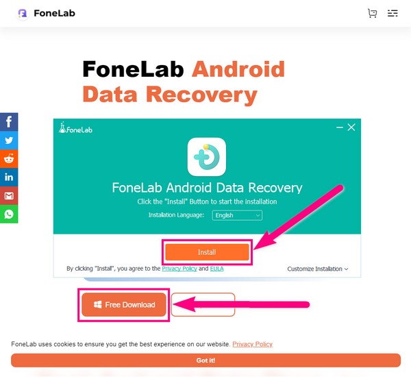 free instals Fonelab for Android