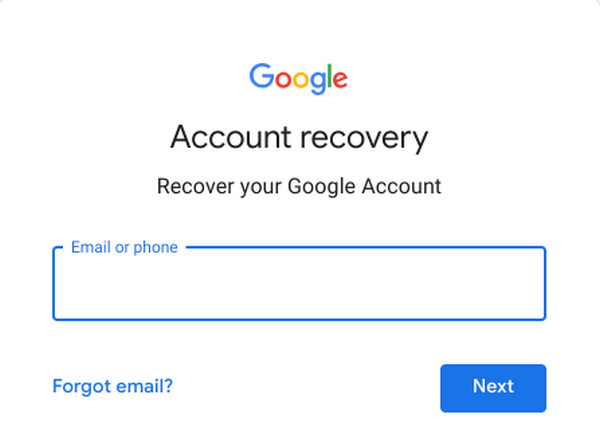 google account recovery