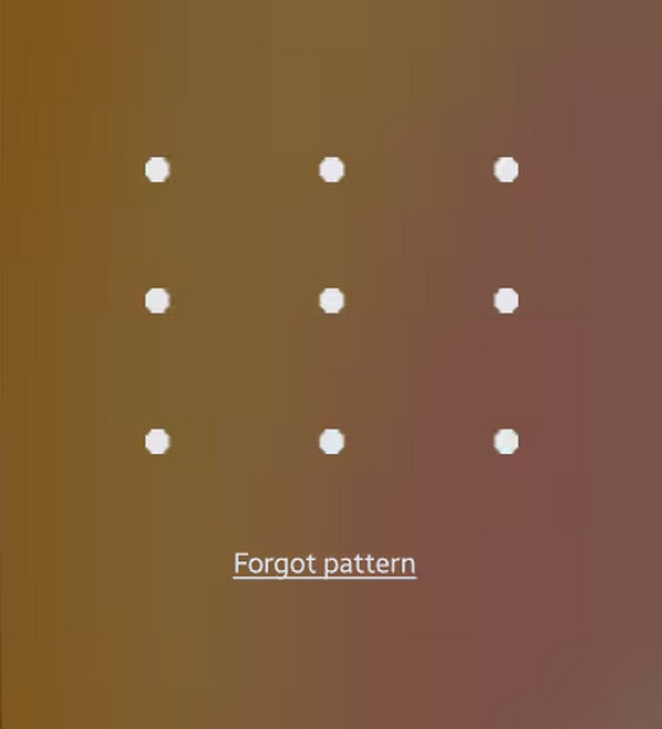 unlock phone via forgot pattern