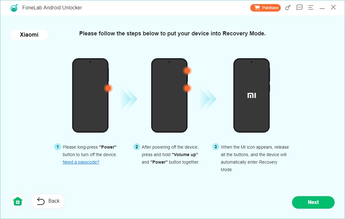 put device into recovery mode