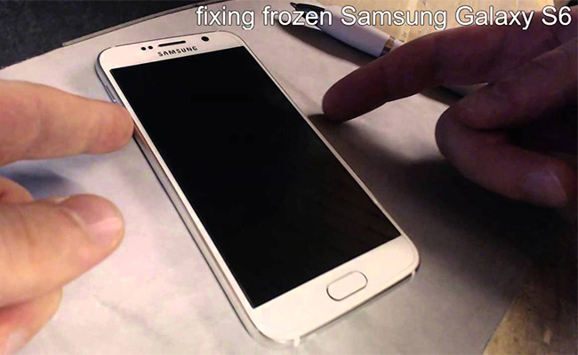 how to unfreeze an samsung tablet