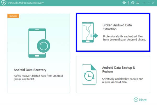 Select the Broken Android Data Extraction