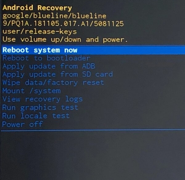 Reboot system now