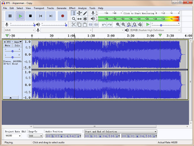 audacity windows xp