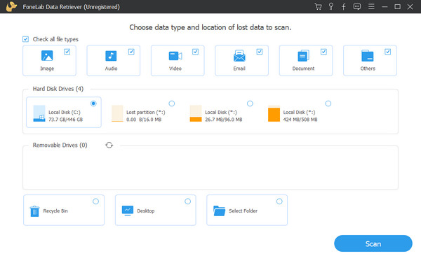 choose data types