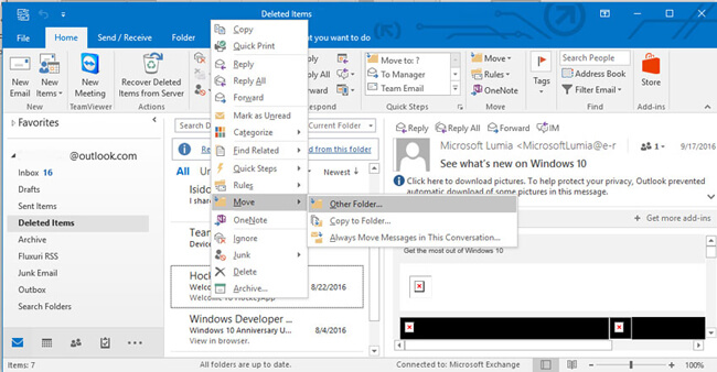 how to recover outlook email account