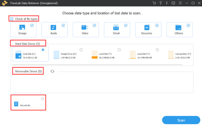 choose Removable Drives