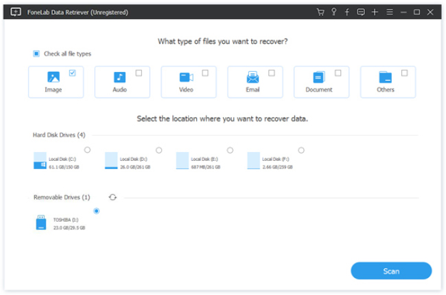 fonelab data retriver homepage