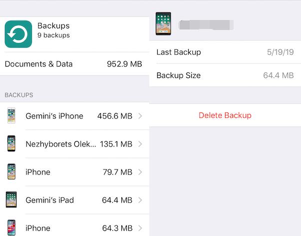 Manage iCloud Storage