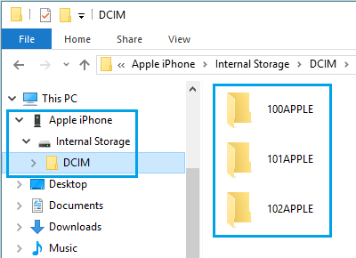 delete photos from iphone windows