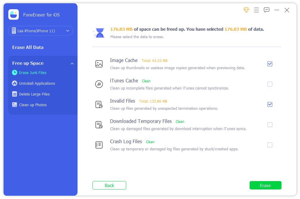 Erase Junk Files