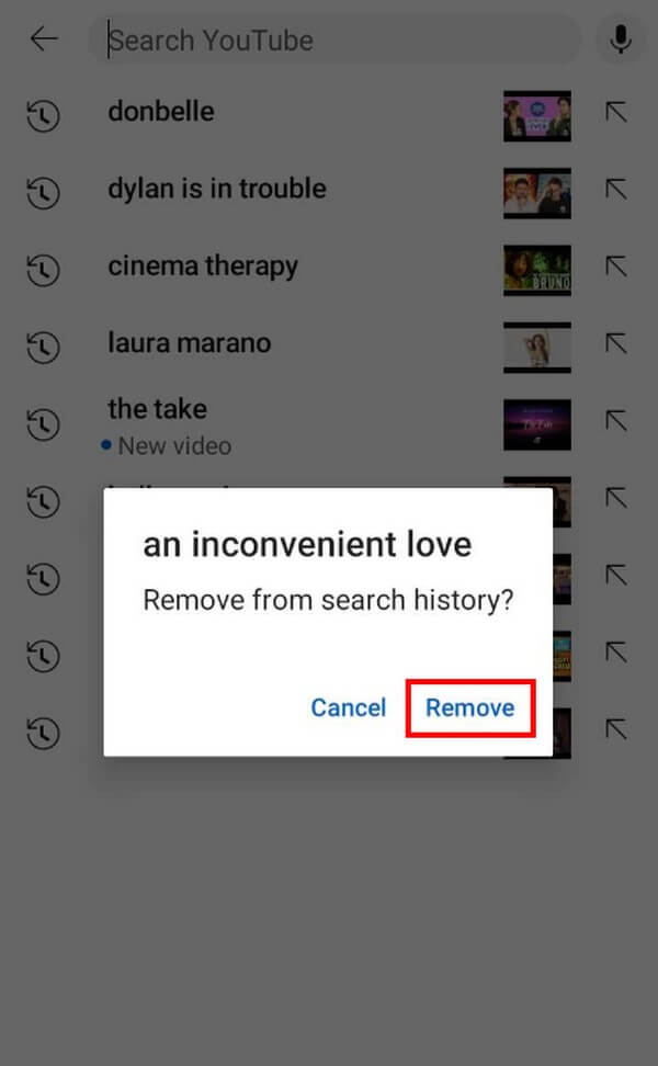 How to delete 2024 search history youtube iphone