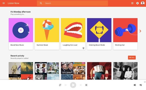 google play music web