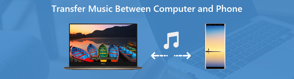 transfer music between computer and phone