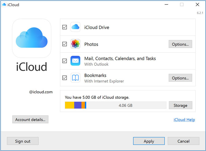 Фото icloud обновление крутится