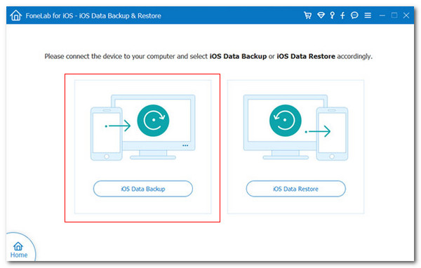 choose ios data backup