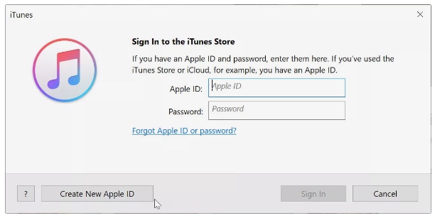 create new apple id