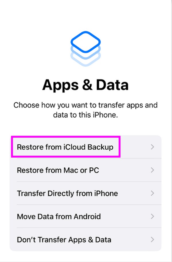 restore icloud backup texts