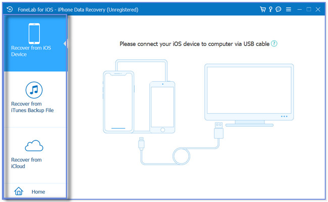 the Recover from iOS Device section