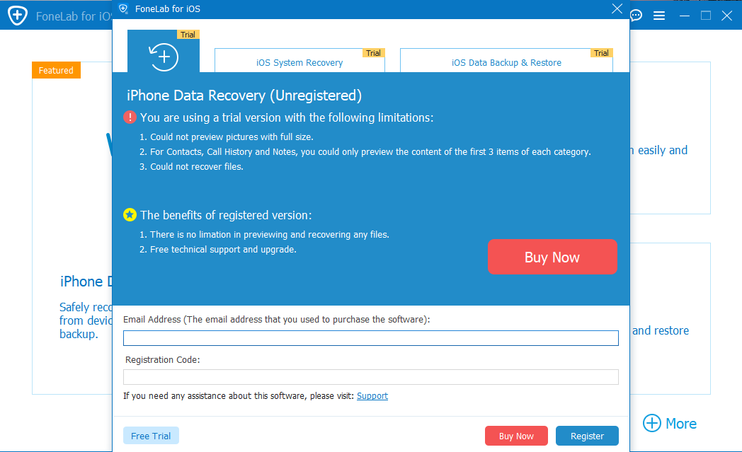 FoneLab iPhone Data Recovery 10.5.52 for apple download free