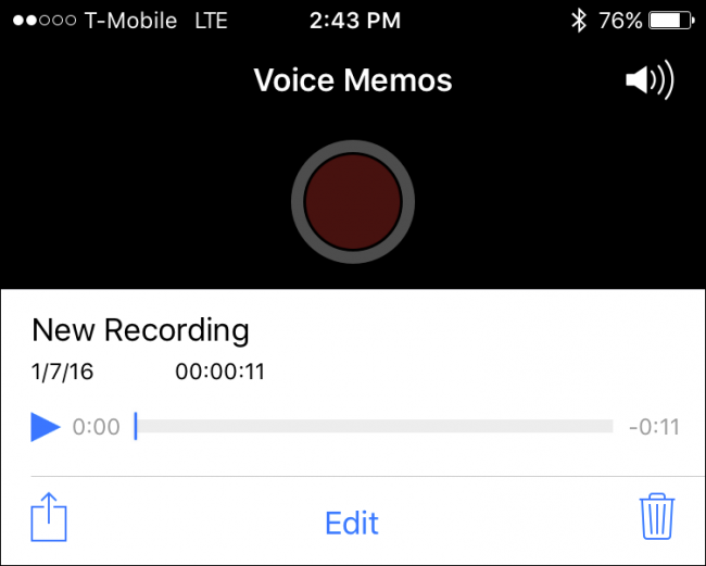 listen voice memo