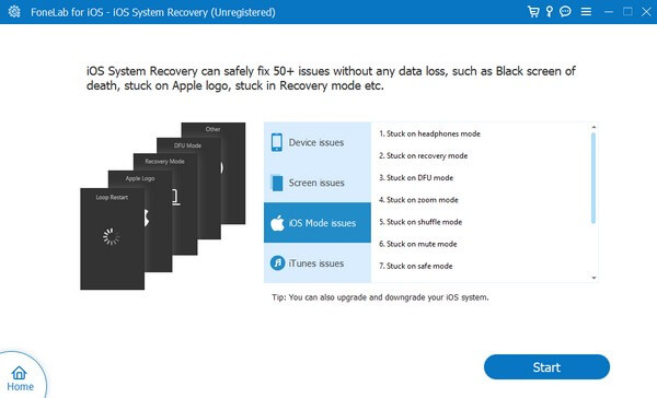 choose the iOS System Recovery box