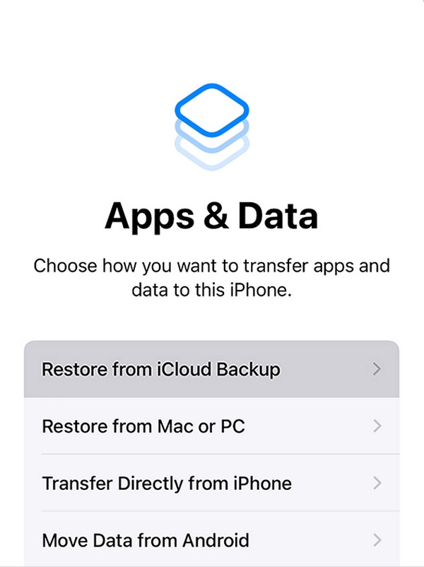 restore from icloud backup