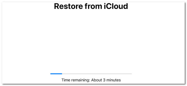 retore from icloud