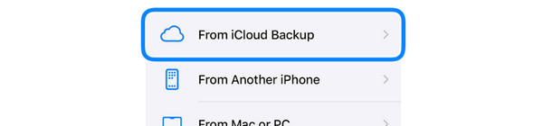 restore from icloud backup