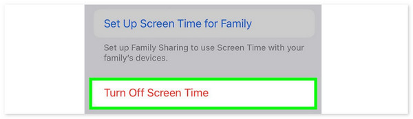 turn off screen time on ipad iphone