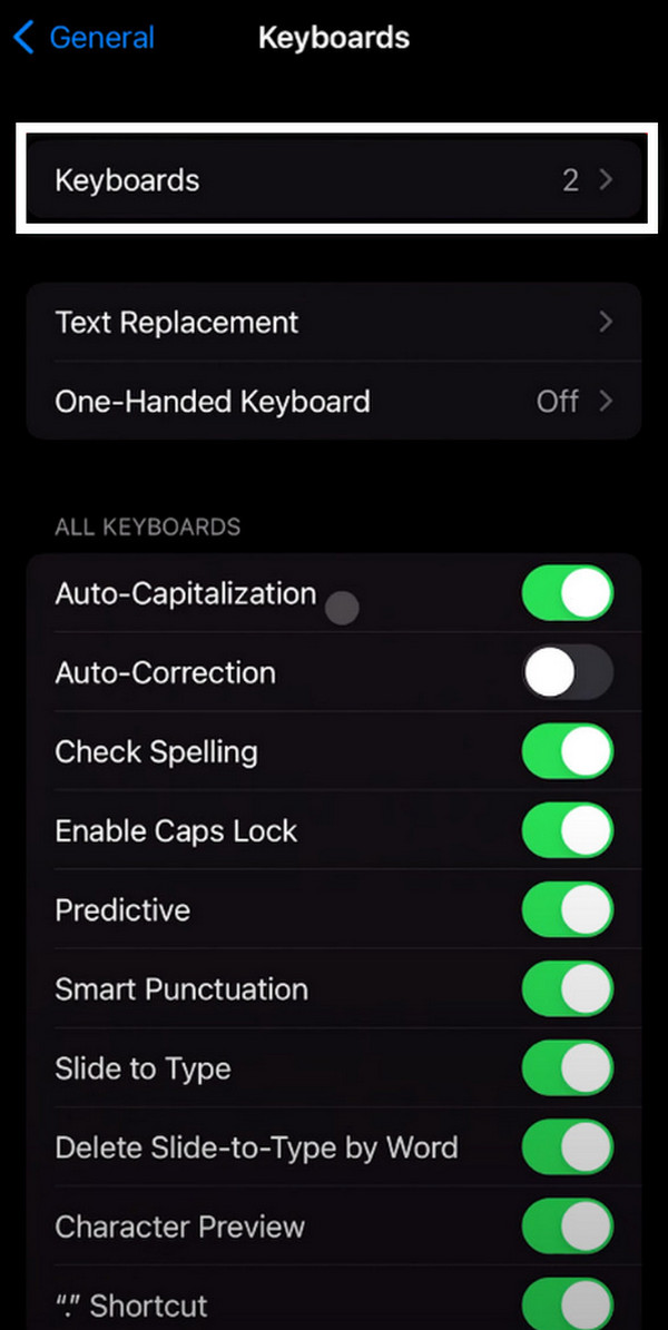 choose app as keyboard