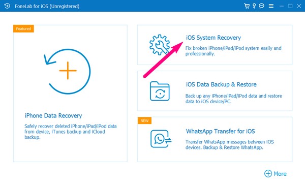 choose ios system recovery