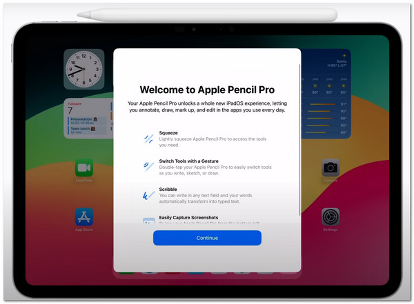 connect apple pencil pro to ipad