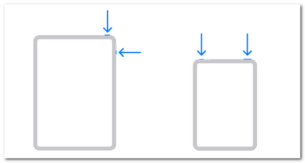 reboot ipad without home butotn