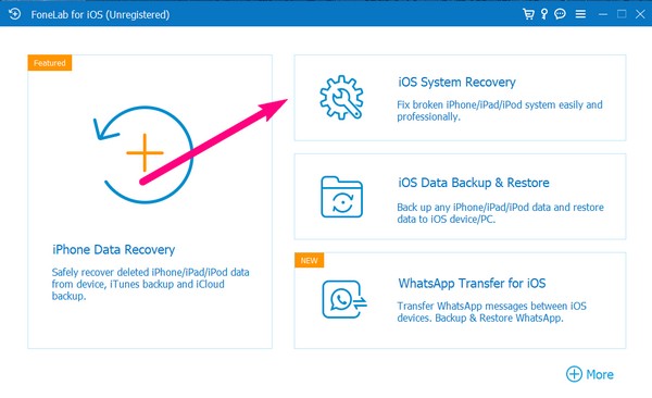 choose ios system recovery