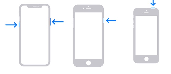 soft reset iphone buttons