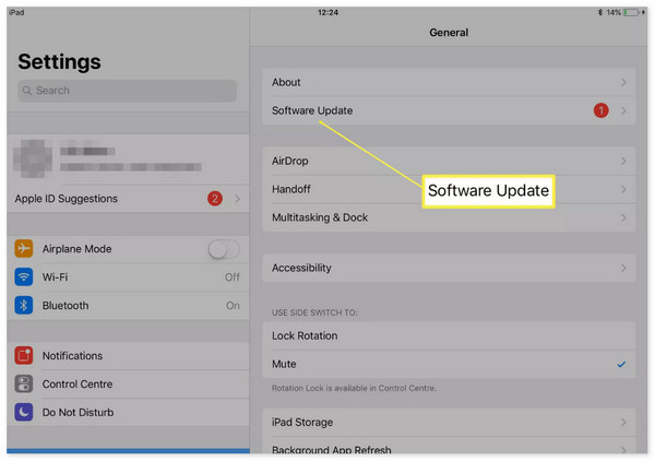 update ipados on settings app