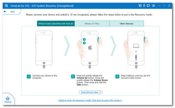 enter iphone recovery mode