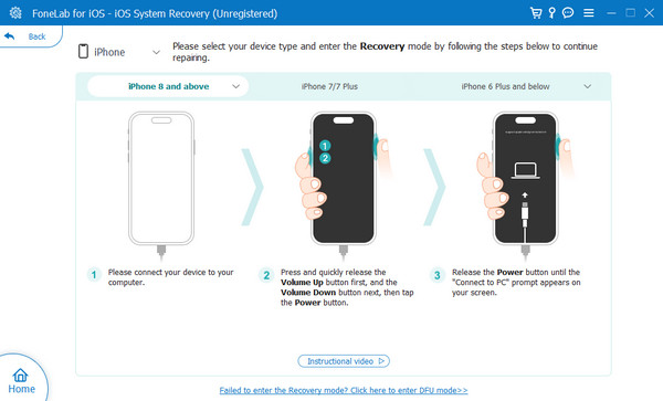 put iphone in recovery mode