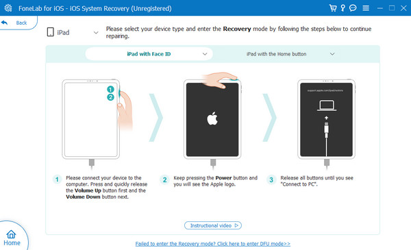 enter ipad recovery mode