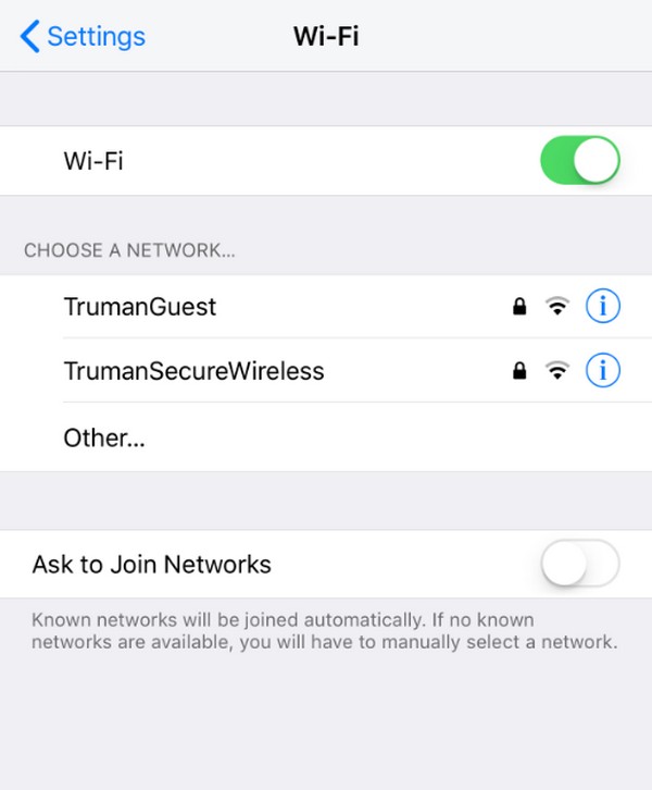 conenct to wifi network