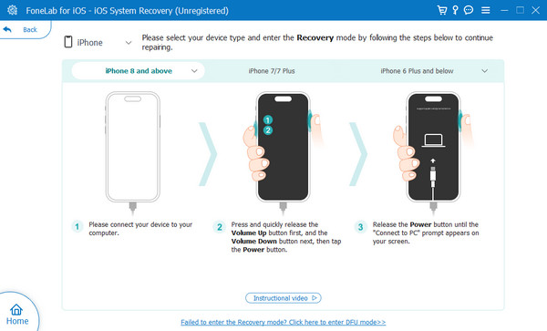 enter iphone recovery mode