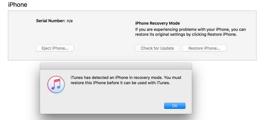 itunes recovery mode