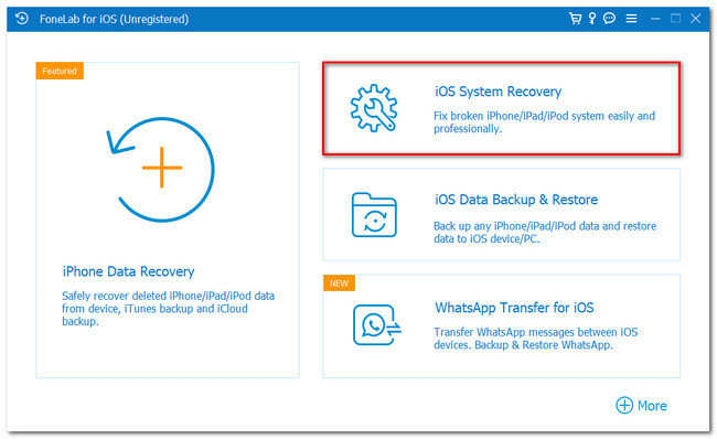 choose ios system recovery