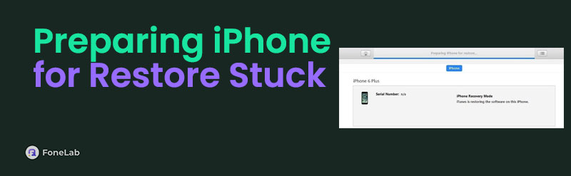 Fix Preparing iPhone for Restore Stuck Professionally