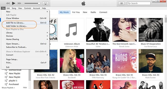 Как в itunes добавить музыку с компьютера