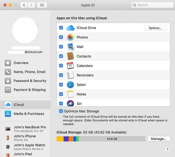 enable icloud drive