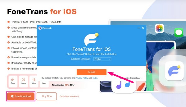 install fonetrans for ios